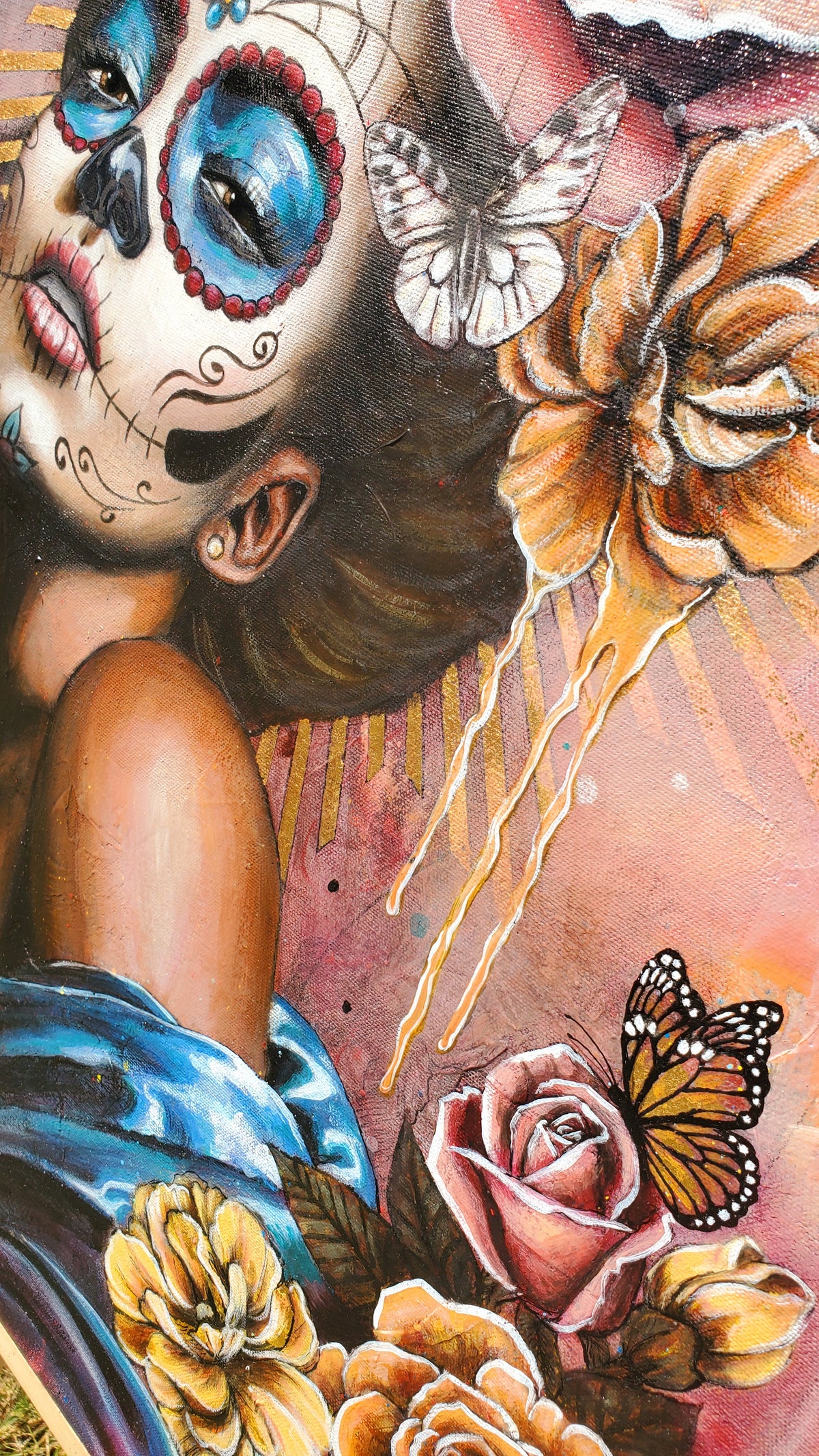 "La Catrina in Blue"