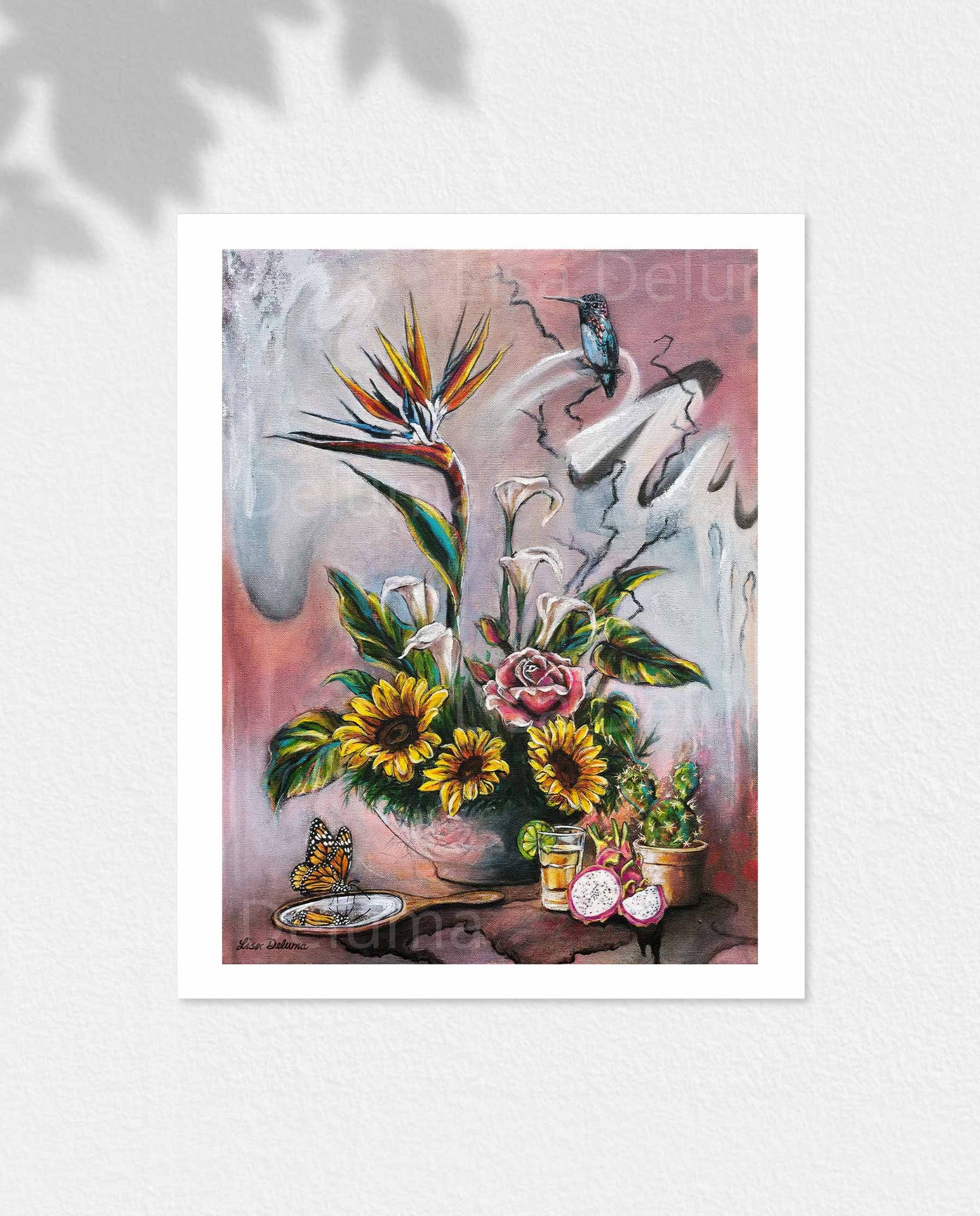 "Frida's Flowers" Fine Art Print