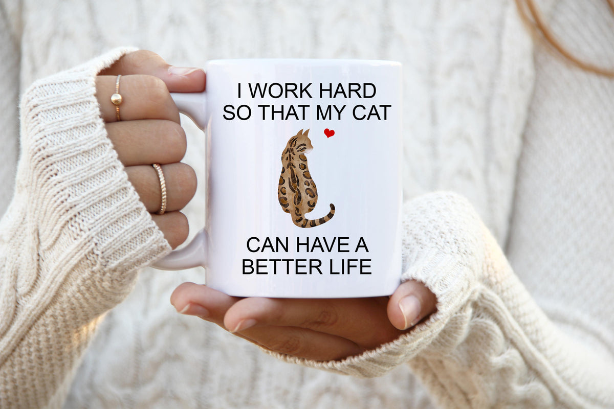 Brown Bengal Cat Mug