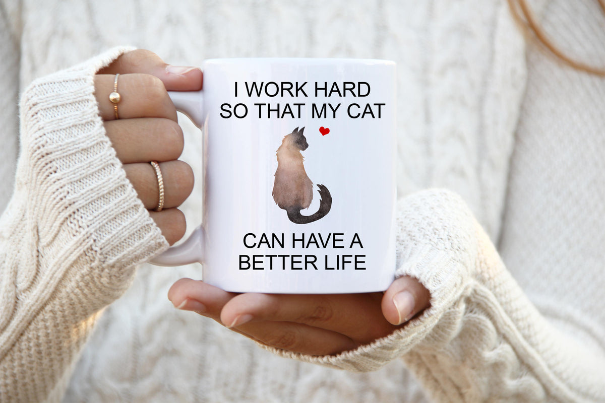 Himalayan Dark Brown Cat Mug