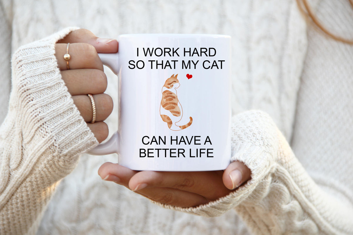 Orange Spotted Tabby Cat Mug