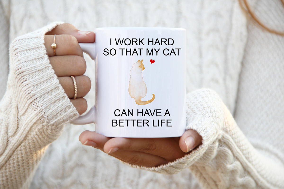 Siamese Flame Point Cat Mug