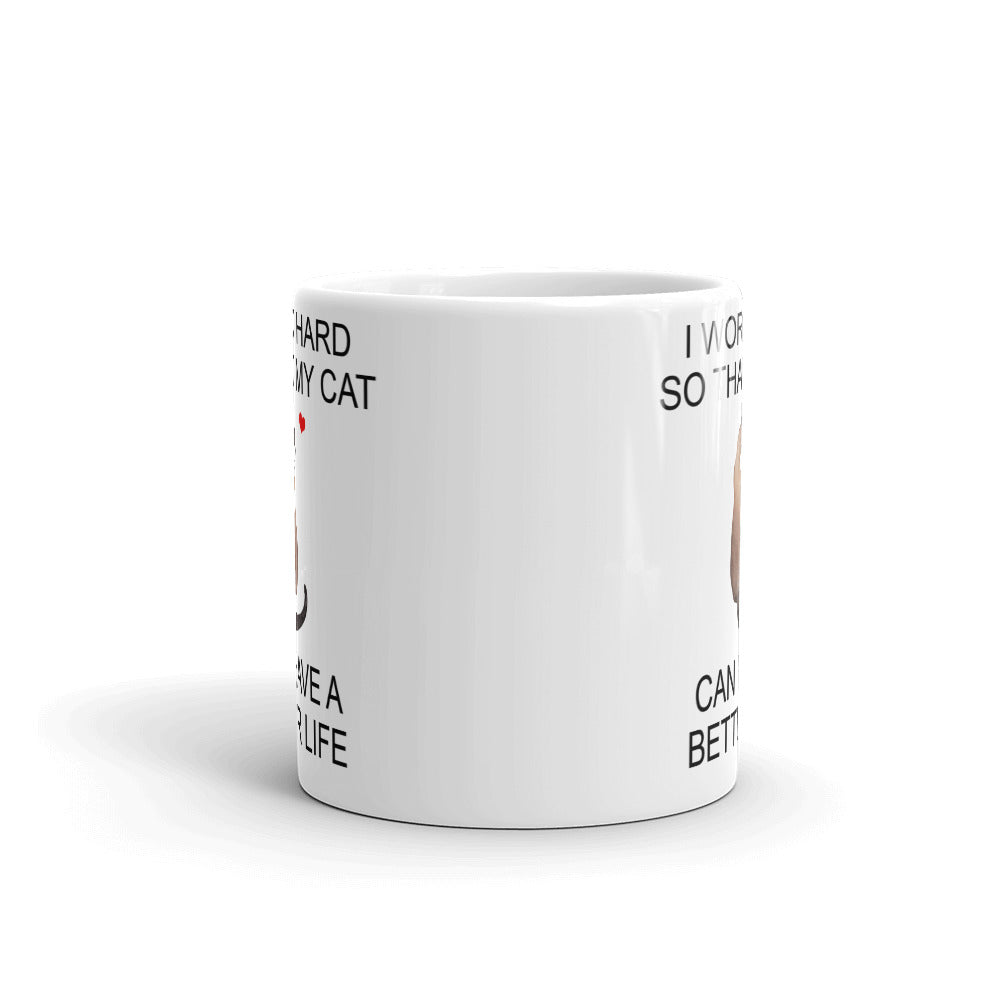 Brown Snowshoe Cat Mug