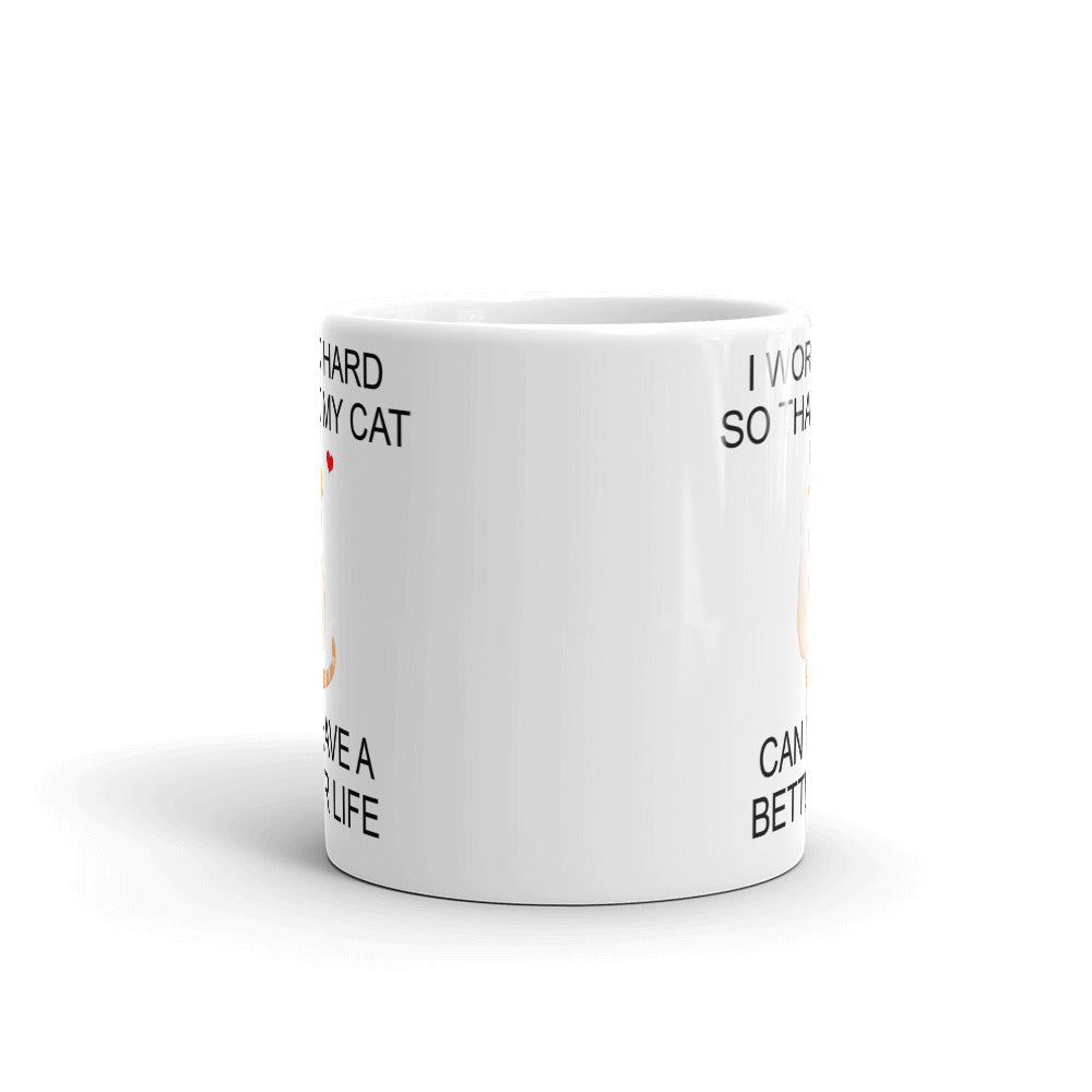 Siamese Flame Point Tabby Cat Mug