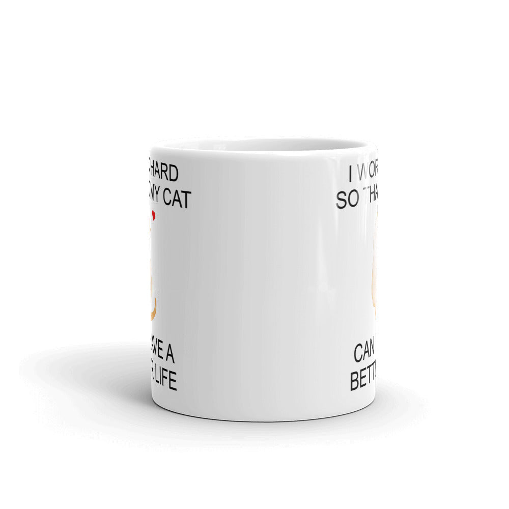 Siamese Flame Point Cat Mug