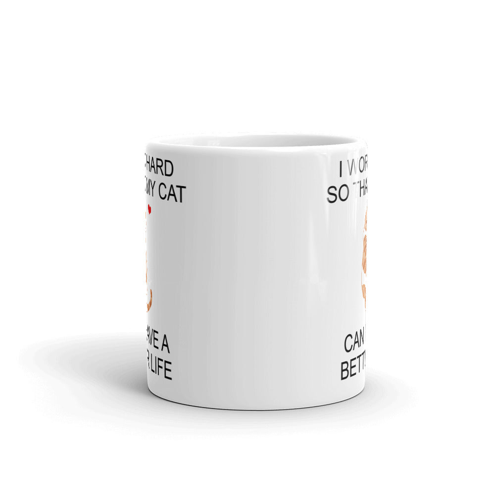 Orange Spotted Tabby Cat Mug