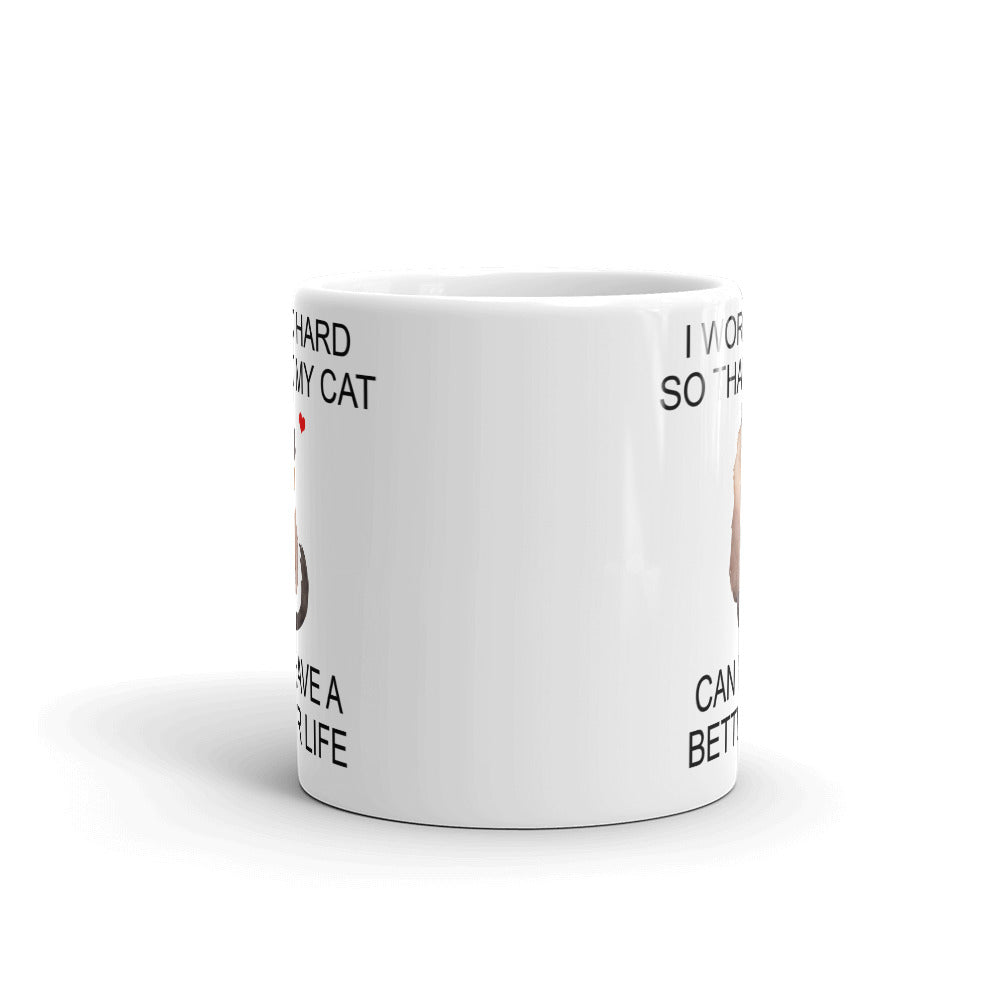 Himalayan Dark Brown Cat Mug