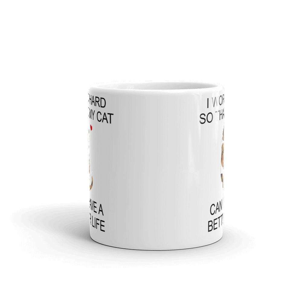 Brown Spotted Tortie Cat Mug