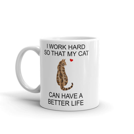Brown Bengal Cat Mug