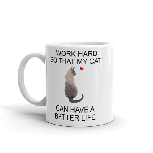 Siamese Seal Point Cat Mug