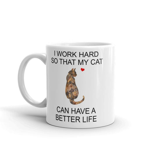 Brown Tortie Cat Mug