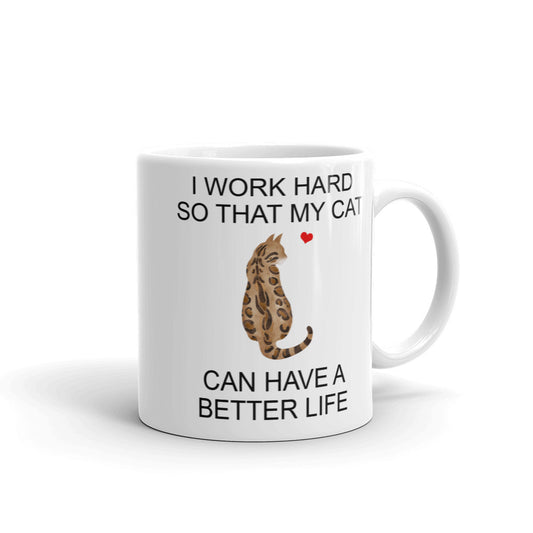 Brown Bengal Cat Mug