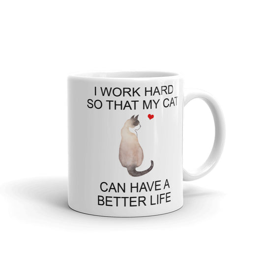 Light Brown Snowshoe Cat Mug