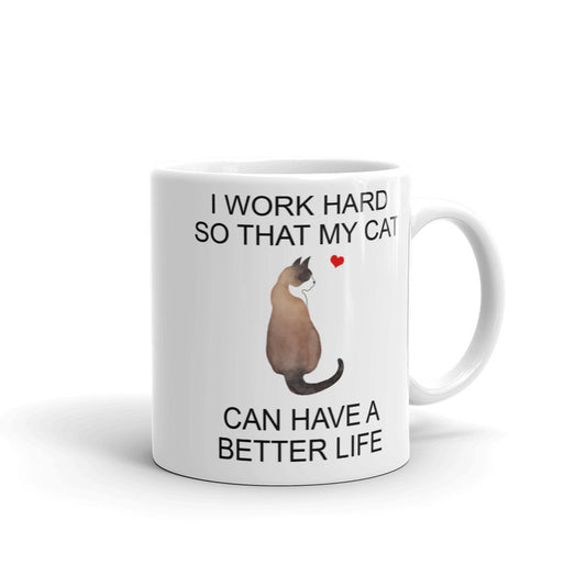 Brown Snowshoe Cat Mug