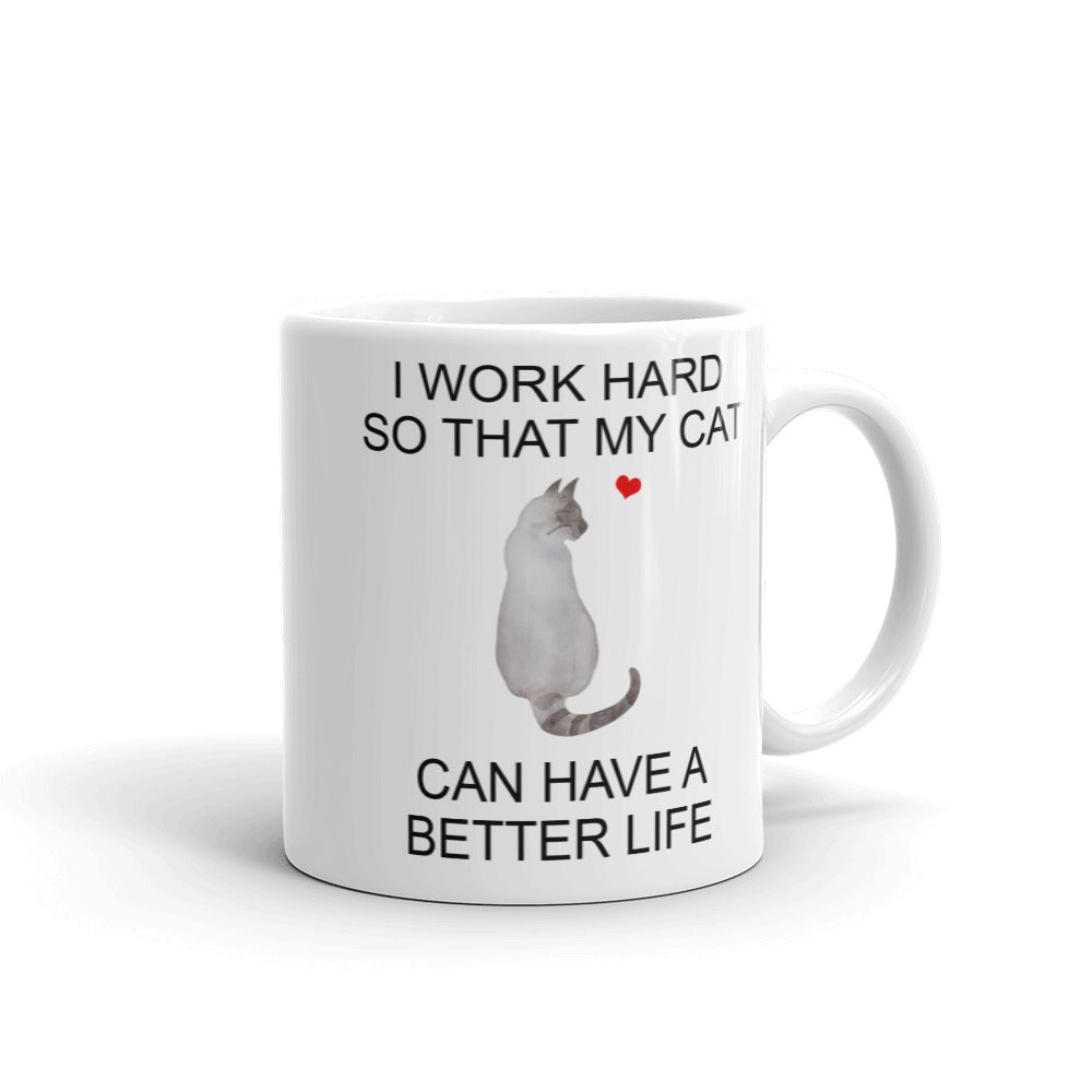 Siamese Tabby Cat Mug