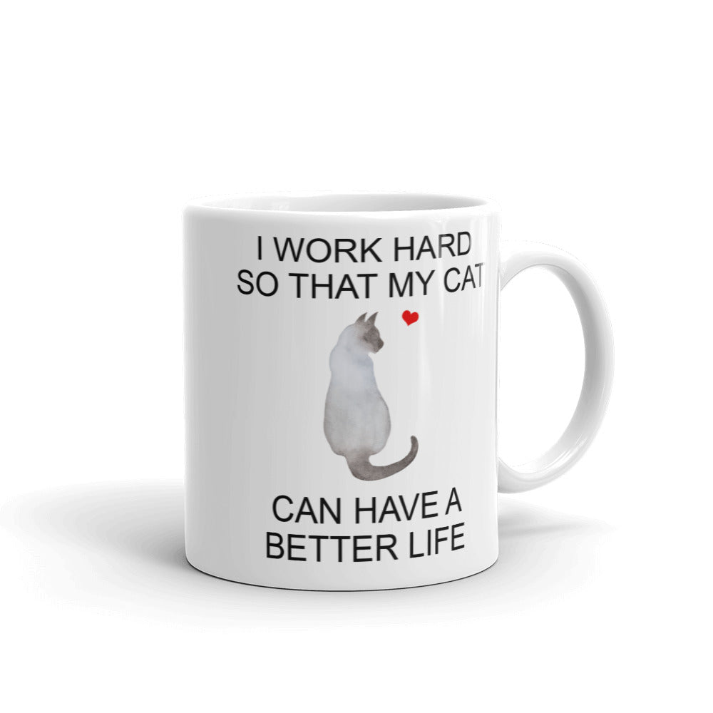 Siamese Lilac Cat Mug