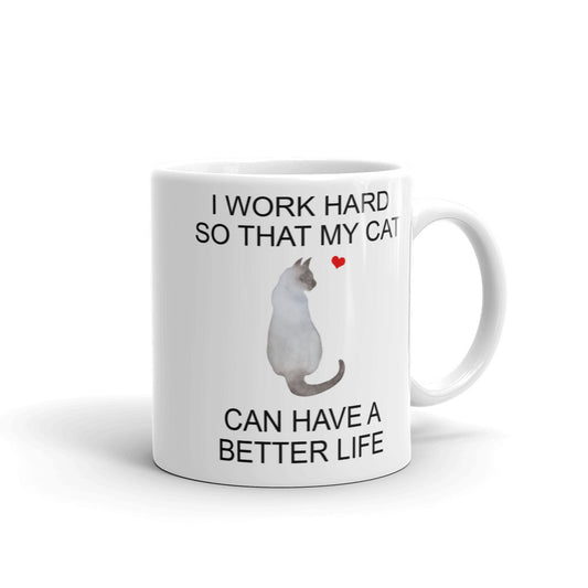 Siamese Lilac Cat Mug