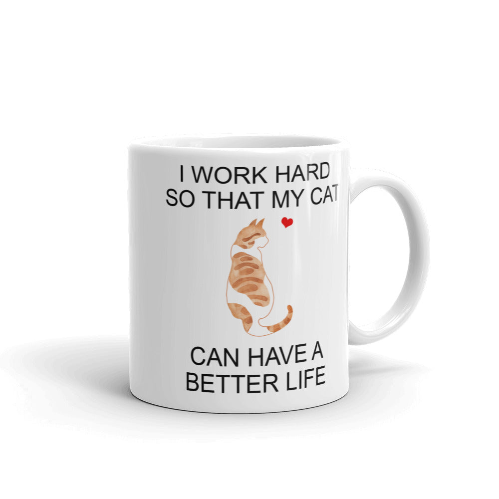 Orange Spotted Tabby Cat Mug