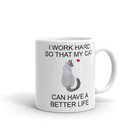 Himalayan Lilac Cat Mug