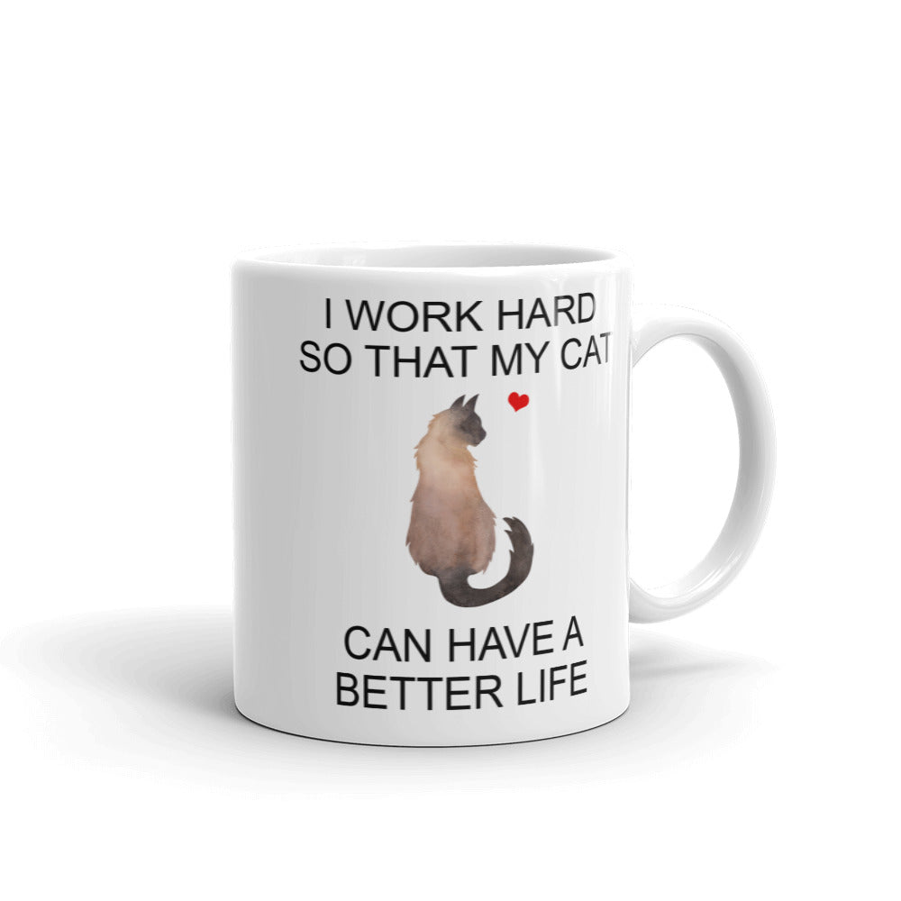 Himalayan Dark Brown Cat Mug