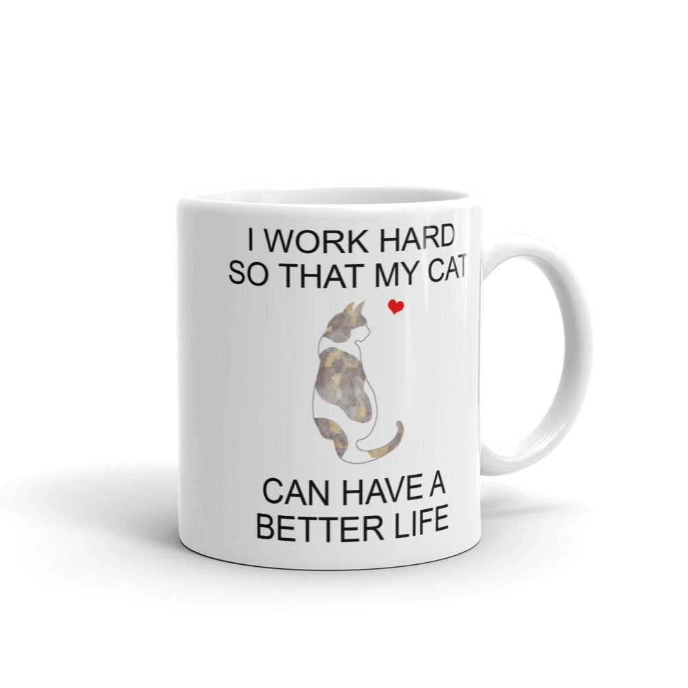 Dilute Spotted Tortie Cat Mug