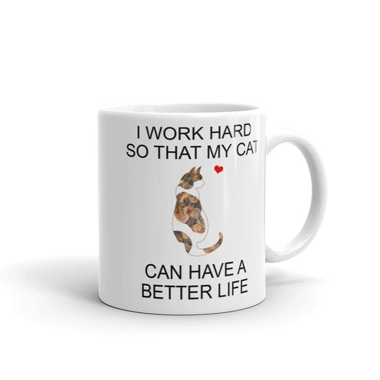 Brown Spotted Tortie Cat Mug